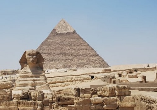 Giza pyramids and Sphinx